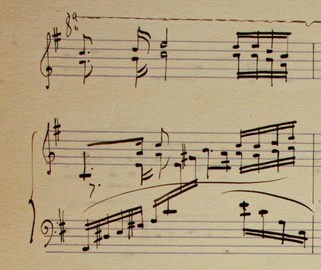 Revueltas -Fragmeno manuscrito -Sonus