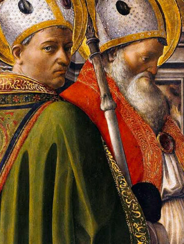 Filippo Lippi: San Agustín y San Ambrosio