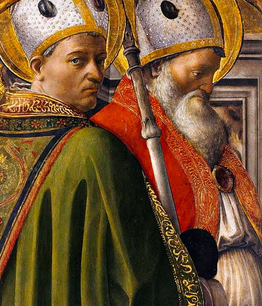 Filippo Lippi: San Agustín y San Ambrosio