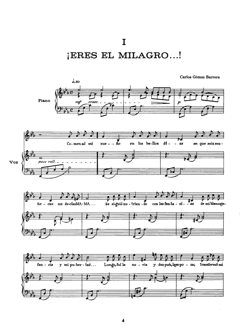 Cantos de Hogar [canto y piano] | Carlos Gomez Barrera P1