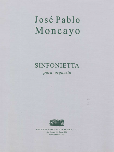 Sinfonietta [orquesta] | José Pablo Moncayo