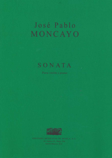 Sonata [violín y piano] | José Pablo Moncayo