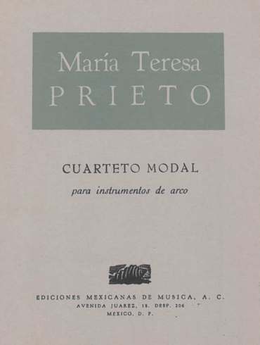 Cuarteto modal [cuarteto de cuerdas] | María Teresa Prieto