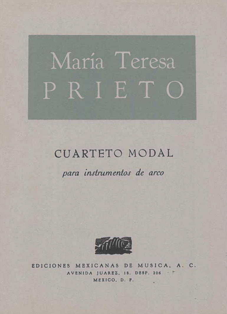 Cuarteto modal [cuarteto de cuerdas] | María Teresa Prieto