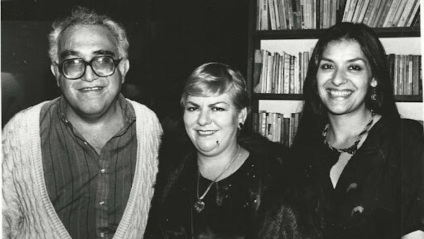 Carlos Monsiváis y Paquita la del Barrio. Foto, Museo del Estanquillo.