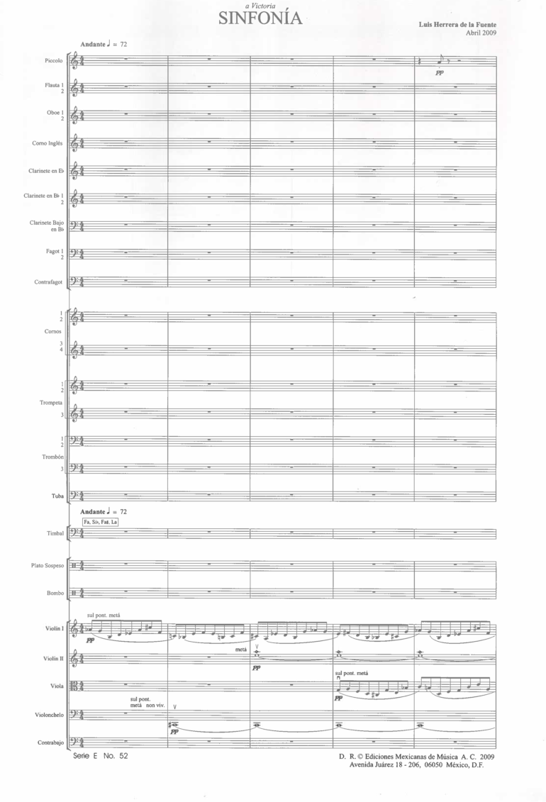 Sinfonía [Orquesta] | Luis Herrera de la Fuente - Imagen 2