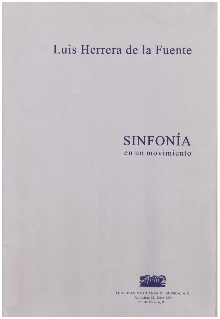 Sinfonía [Orquesta] | Luis Herrera de la Fuente
