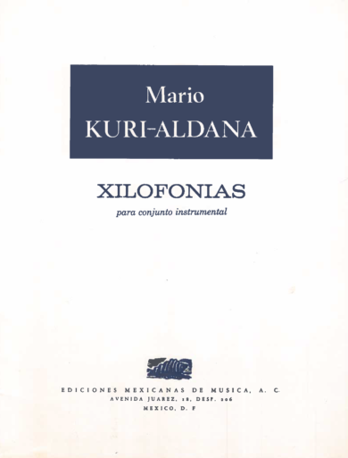 Xilofonías [Ensamble] | Mario Kuri Aldana