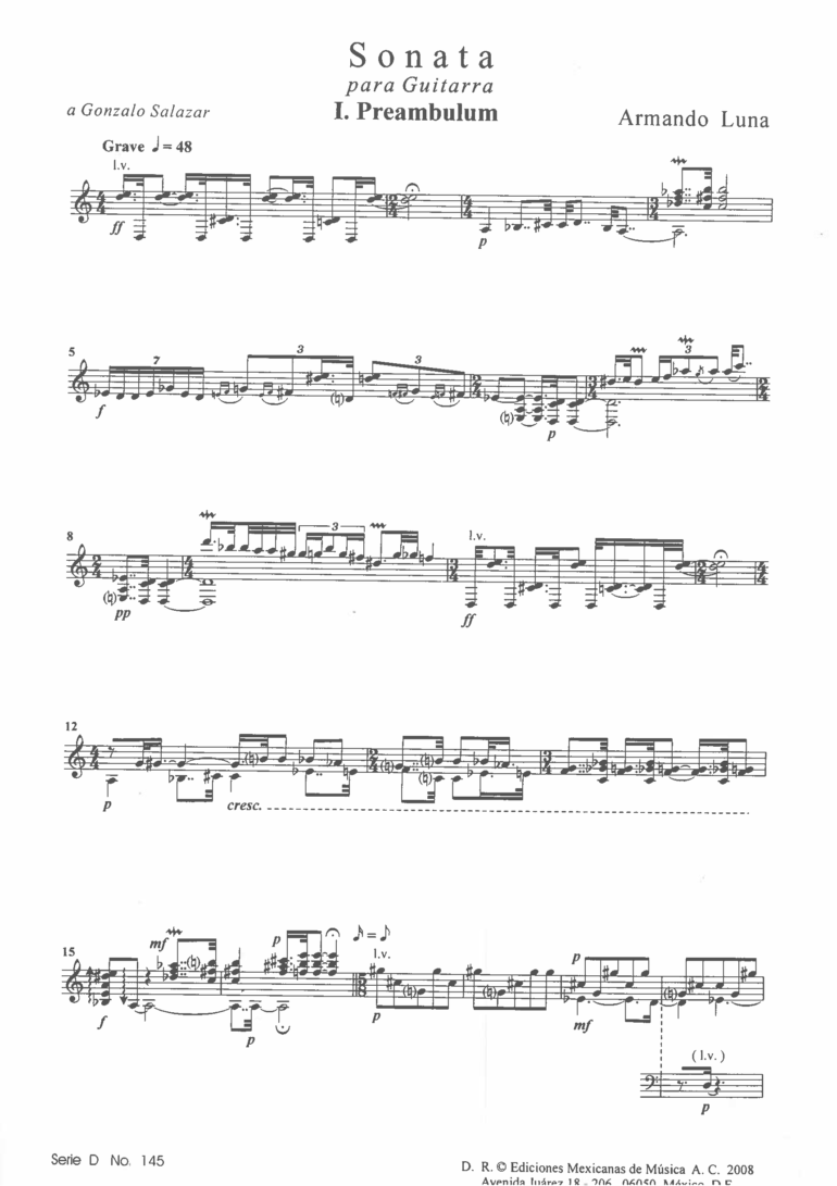 Sonata [Guitarra] | Armando Luna - Imagen 2