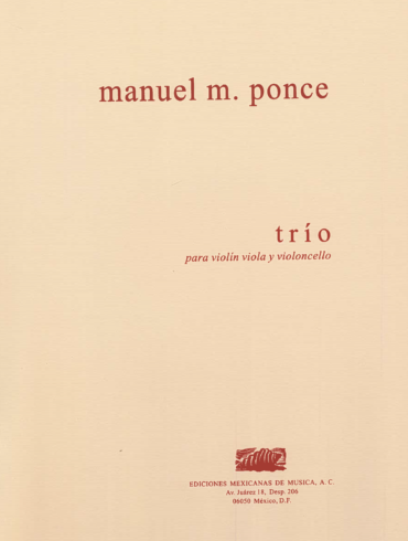 Trío [Violín, Viola y Violonchelo] | Manuel M. Ponce