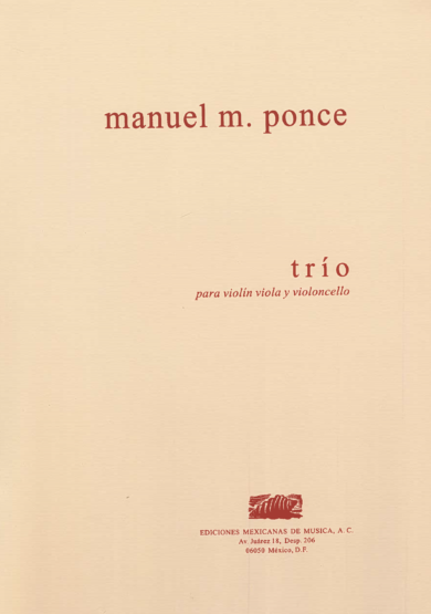 Trío [Violín, Viola y Violonchelo] | Manuel M. Ponce