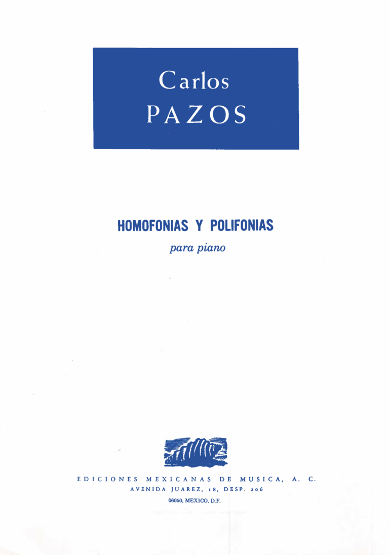 Homofonías y polifonías [Piano] | Carlos Pazos
