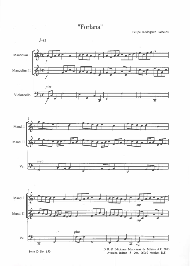 5 danzas en estilo renacentista [Ensamble] | Felipe Rodríguez Palacios - Imagen 2