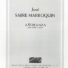 Añoranza [Violín y Piano] | José Sabre Marroquín
