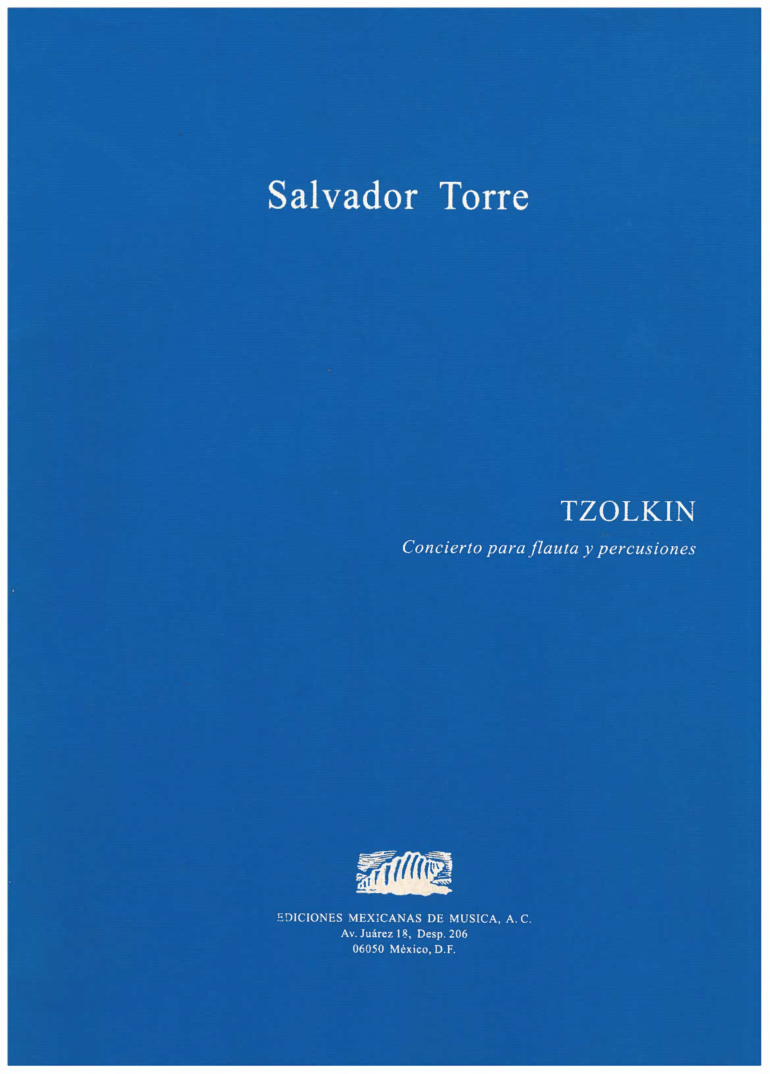 Tzolkin [Flauta y Percusiones] | Salvador Torre