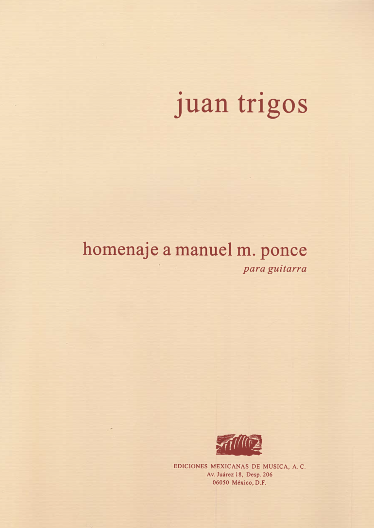 Homenaje a Manuel M. Ponce [Guitarra] | Juan Trigos