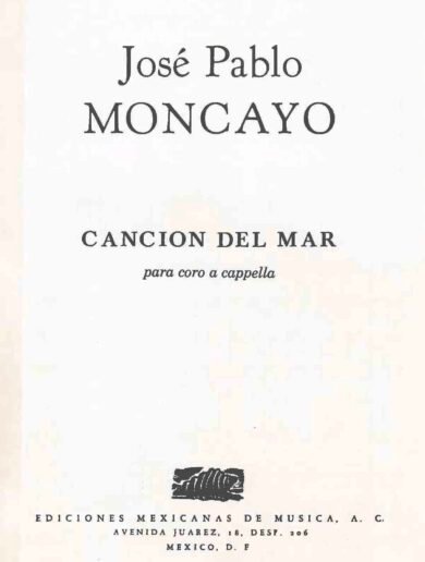 Canción del mar [Coro] | José Pablo Moncayo
