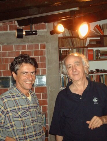 Stefano Scodanibbio y Julio Estrada. Foto de Maresa Scodanibbio