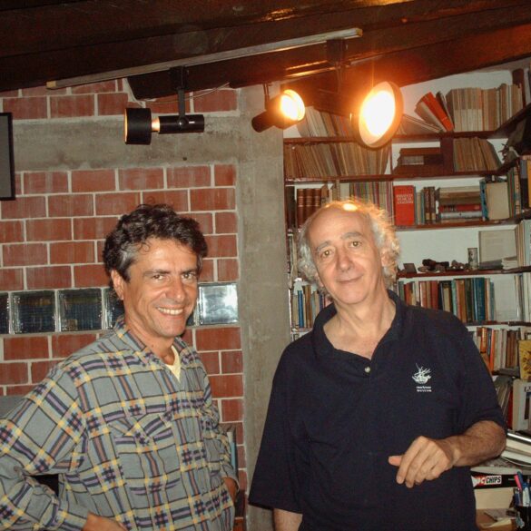 Stefano Scodanibbio y Julio Estrada. Foto de Maresa Scodanibbio