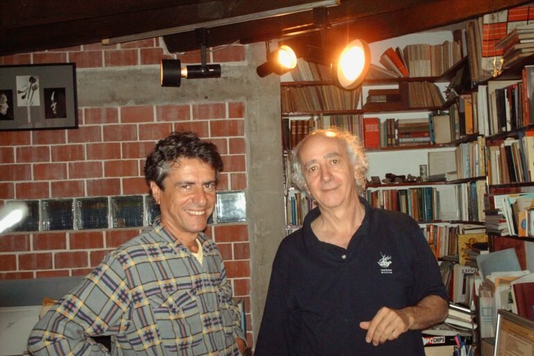 Stefano Scodanibbio y Julio Estrada. Foto de Maresa Scodanibbio