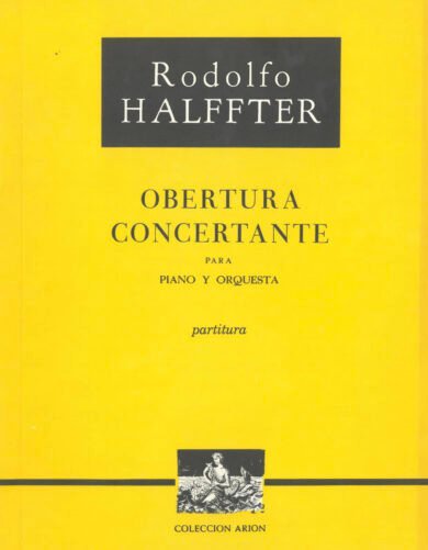 Obertura concertante (piano y orquesta - partitura) | Rodolfo Halffter