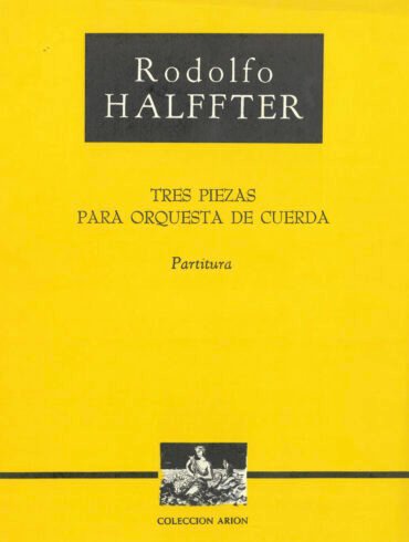 3 piezas (orquesta de cuerdas - partitura) | Rodolfo Halffter