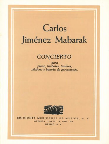 Concierto [percusiones y piano] | Carlos Jiménez Mabarak