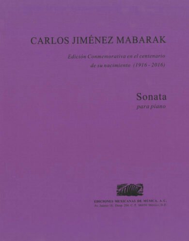 Sonata [piano] | Carlos Jiménez Mabarak
