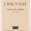 Hojas de álbum [piano] | Jesús Bal y Gay