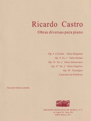 Obras diversas [piano] | Ricardo Castro