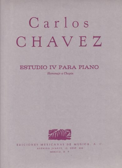 Estudio IV [piano] | Carlos Chávez