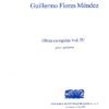 Obras escogidas Vol. IV [guitarra] | Guillermo Flores Méndez