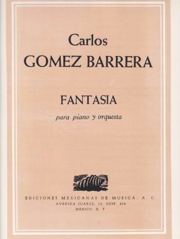 Fantasía [piano y orquesta] | Carlos Gómez Barrera
