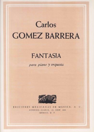 Fantasía [piano y orquesta] | Carlos Gómez Barrera