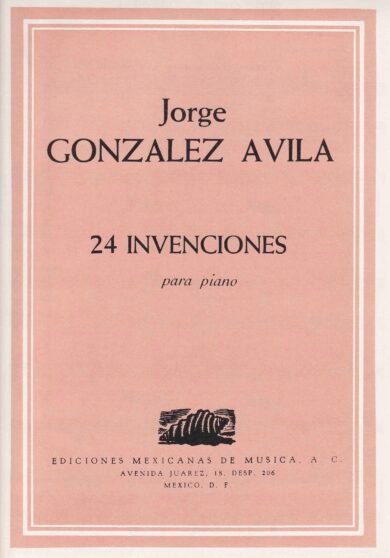 24 Invenciones [piano] | Jorge González Ávila