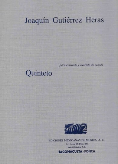 Quinteto [Clarinete y Cuarteto de Cuerdas - partes] | Joaquín Gutiérrez Heras