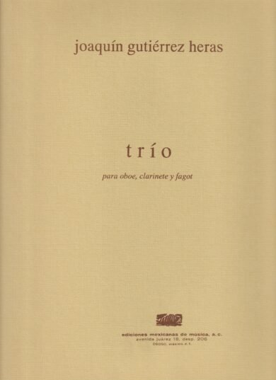 Trío [alientos - partes] | Joaquín Gutiérrez Heras