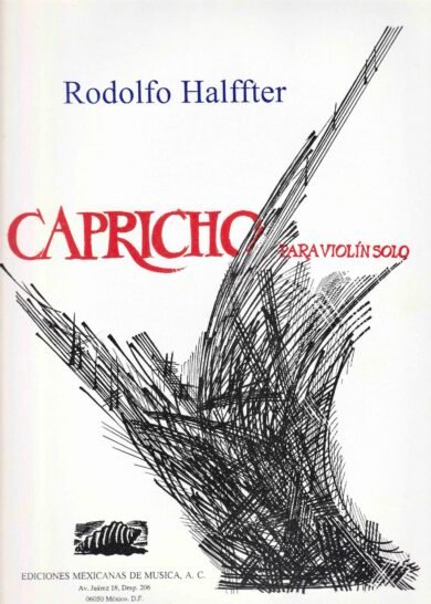 Capricho (violín) | Rodolfo Halffter