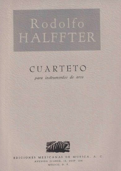 Cuarteto (instrumentos de arco) | Rofoldo Halffter