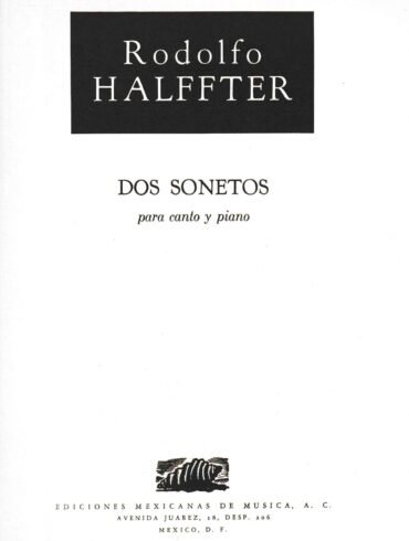 Dos sonetos (canto y piano) | Rodolfo Halffter