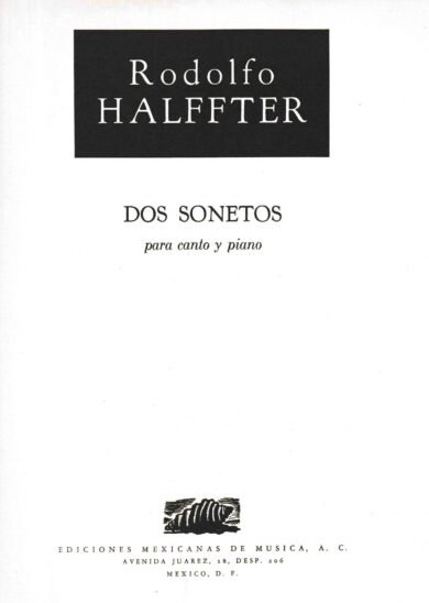 Dos sonetos (canto y piano) | Rodolfo Halffter