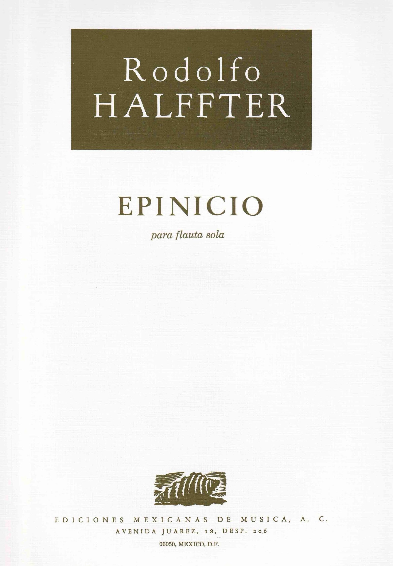 Epinicio (flauta) | Rodolfo Halffter