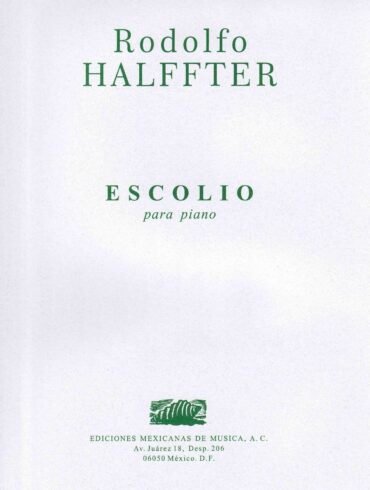 Escolio (piano) | Rodolfo Halffter