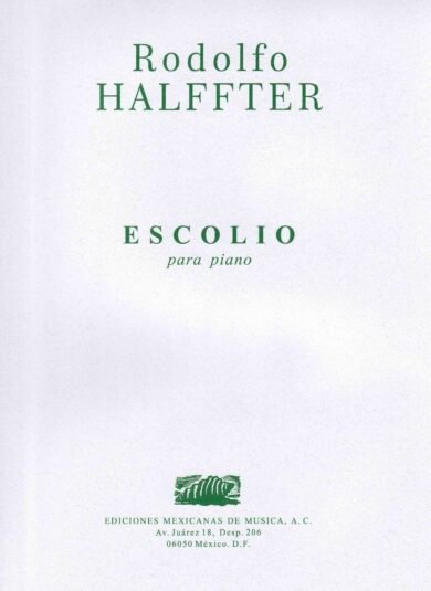 Escolio (piano) | Rodolfo Halffter