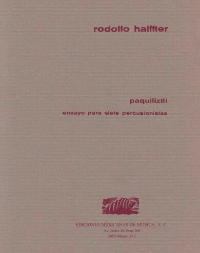 Paquiliztli (percusiones) | Rodolfo Halffter
