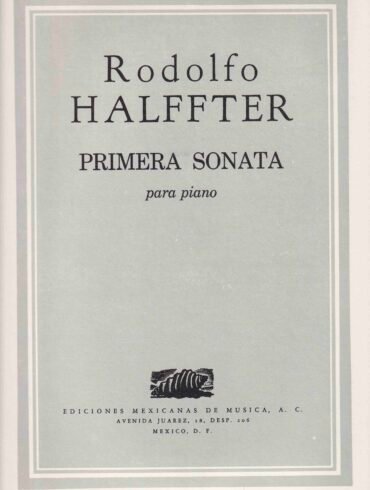 Primera sonata (piano) | Rodolfo Halffter