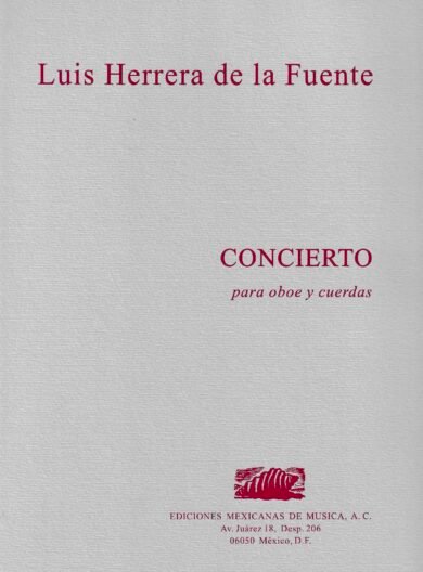 Concierto [oboe y cuerdas - partitura] | Luis Herrera de la Fuente