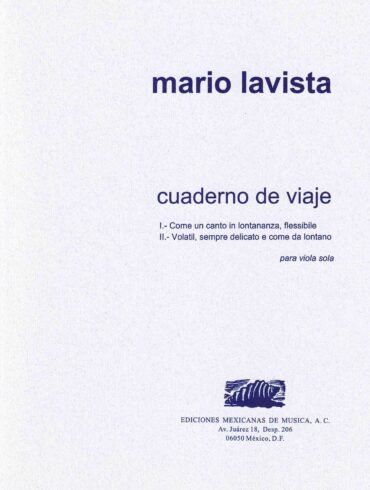 Cuaderno de viaje (viola) | Mario Lavista