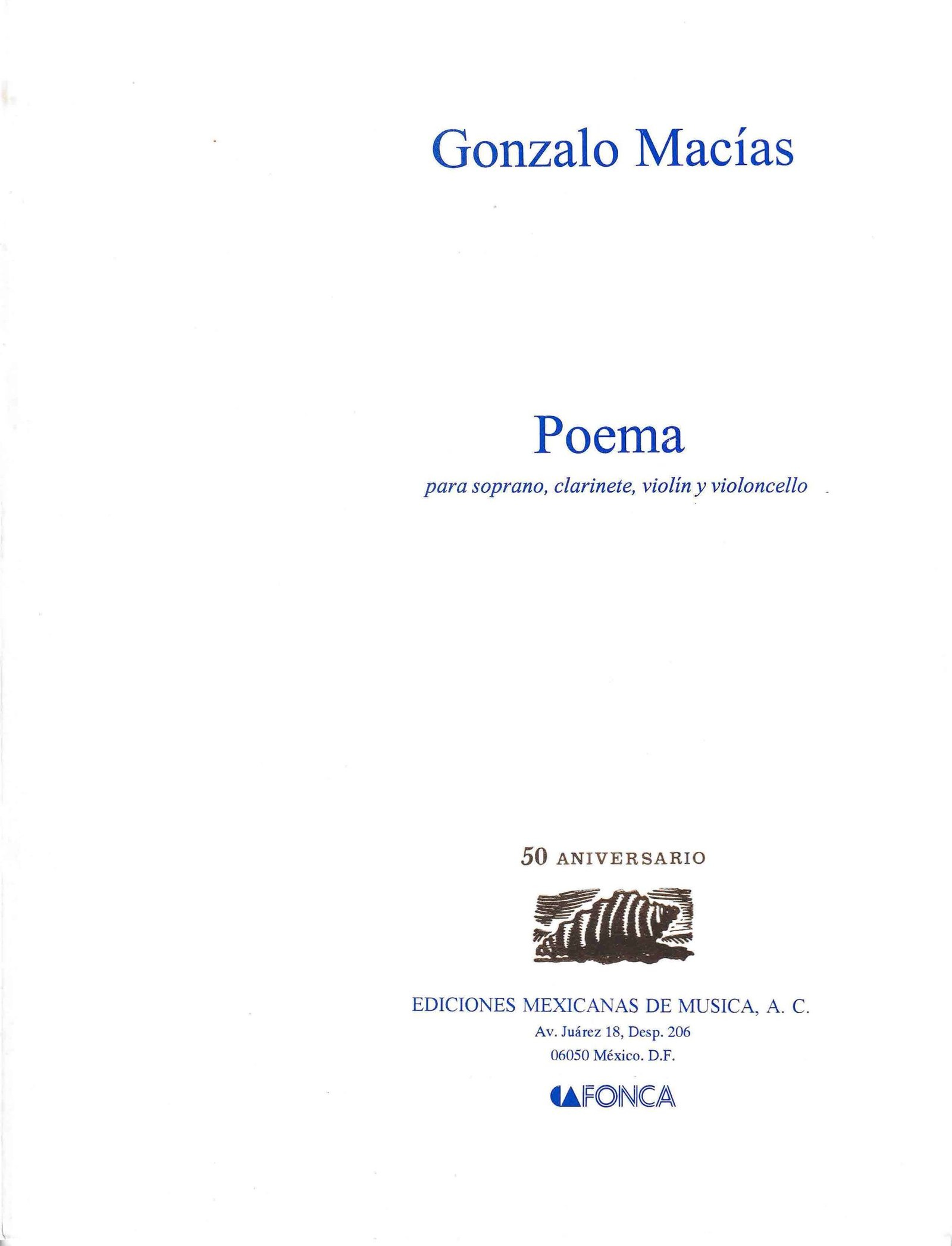 Poema (ensamble - partes) | Gonzalo Macías
