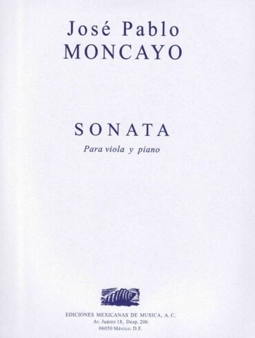 Sonata [viola y piano] | José Pablo Moncayo